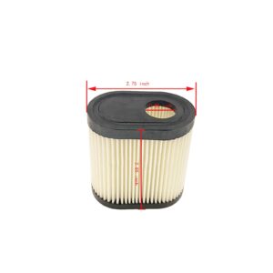 36905 740083A Air Filter, with L7T Spark Plug Kit, Fit for Tecumseh LEV100 LEV115 LEV120 Toro Recycler 22 20016 20017 20018 Lawn Mower