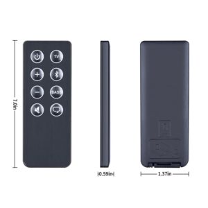 PZL Replacement Remote Control fit for Bose TV Speaker Solo Soundbar Series II Sound System 838309-1100 410376 740928-1120 431974 418775 845194 Solo 5 10 15 Series II TV