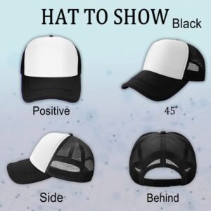 Custom Hat Design Your Own Men Women Custom Trucker Hat Your Name Logo Text or Image Black Hat Team Gift Wholesale Custom Hats for Men