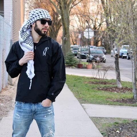 NEW AGE KRAFTZ Palestine Scarfs, Shemagh Keffiyeh, Scarf For Men, Palestine Original,100% Cotton, Tactical scarf, Palestinian keffiyeh, Palestinian Gifts, Scarf For Women, Handmade Scarf