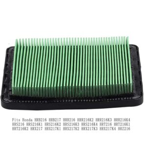 Ewillownm Compatible with 17211-zl8-023 Air Filter for Gcv160 Gcv190 Gc160 Gc190 Gc135 Gcv135 Troy Bilt TB130 HRB216 HRB217 HRR216 HRS216 Motor Pressure Washer Push Lawn Mower with BPR6ES Spark Plug