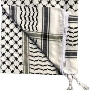 NEW AGE KRAFTZ Palestine Scarfs, Shemagh Keffiyeh, Scarf For Men, Palestine Original,100% Cotton, Tactical scarf, Palestinian keffiyeh, Palestinian Gifts, Scarf For Women, Handmade Scarf