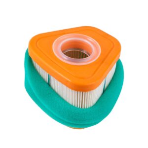 Ceukius 595853 Air Filter with Fuel Filter Replace for BS 595853 597265 Air Cleaner, Fits BS 123P02 123P07 123P0B 125P02 115P05 Series Engine Lawn Mower