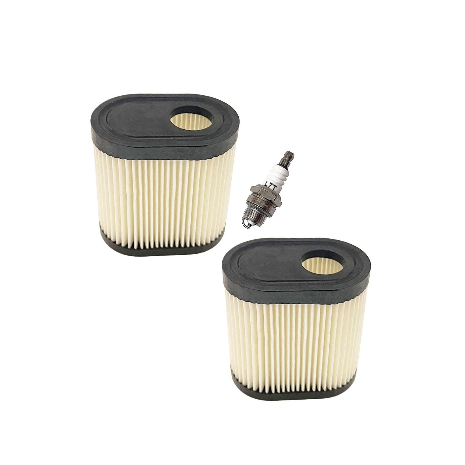 36905 740083A Air Filter, with L7T Spark Plug Kit, Fit for Tecumseh LEV100 LEV115 LEV120 Toro Recycler 22 20016 20017 20018 Lawn Mower