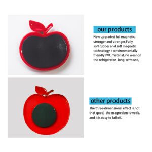 Waterproof PVC Refrigerator Magnet Stickers - Cut Fruit Design Strong Hold for Photos Notes & Decorations