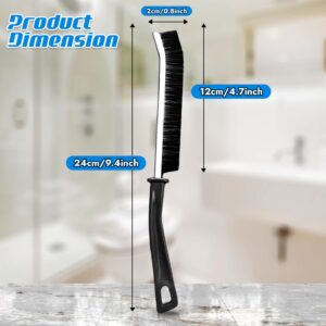 Hard Bristle Crevice Cleaning Brush, Multifunctional Small Cleaning Brush, Scrub Brush for Shower Tile, Gap Cleaning Brush for Kitchen, Bathroom & Household Use, Grout Cleaner, Toilet Brush