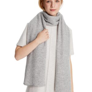 Seasons Comfort 100% Cashmere Knitted Wrap, Oversized Shawl, Scarf, Stole