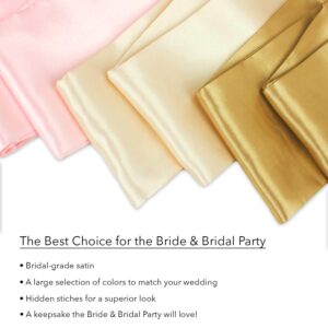 Bride Sash and Veil - SET OF 2: Rose Gold Sparkle Diamond Bride to Be PREMIUM BRIDAL GRADE White Satin Sash & White Veil - Bridal Shower Veil and Sash - Veil Set(RG DiB2B) Wht