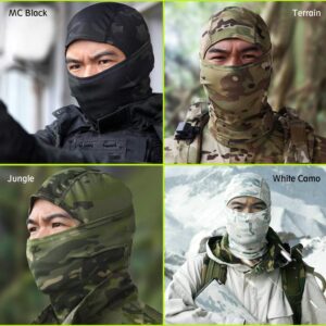 Camo Balaclava Face Mask Ski Mask for Men Women,Shiesty Mask UV Protector for Military Tactical Cycling Hunting Snowboard