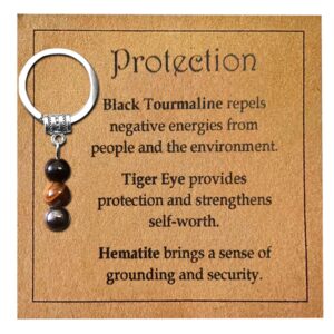 kusiapa healing gemstone keychain,protection keychain,emotional support gemstone keychain,keychains for women men