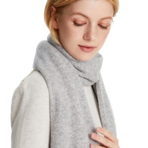 Seasons Comfort 100% Cashmere Knitted Wrap, Oversized Shawl, Scarf, Stole