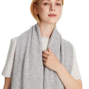 Seasons Comfort 100% Cashmere Knitted Wrap, Oversized Shawl, Scarf, Stole