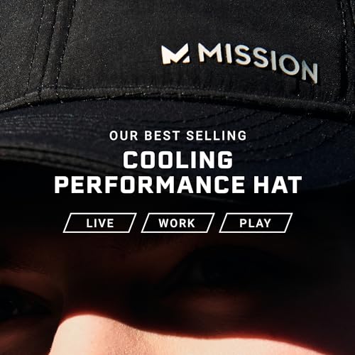 MISSION Cooling Performance Hat, Twist & Shout - Unisex Baseball Cap for Men & Women - Lightweight & Adjustable - Cools Up to 2 Hours - UPF 50 Sun Protection - Machine Washable