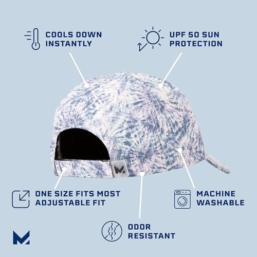 MISSION Cooling Performance Hat, Twist & Shout - Unisex Baseball Cap for Men & Women - Lightweight & Adjustable - Cools Up to 2 Hours - UPF 50 Sun Protection - Machine Washable