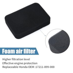 Saihisday Air Filter 17211-899-0000 Replacement for Honda EB3000 EB3500 EB3800 EB4000 EB5000 EB6500 EM3000 EM3500 EM3800 EM4000 EM5000 EM6000 EM6500 EW140 GX390 GX340 GX240 GX270