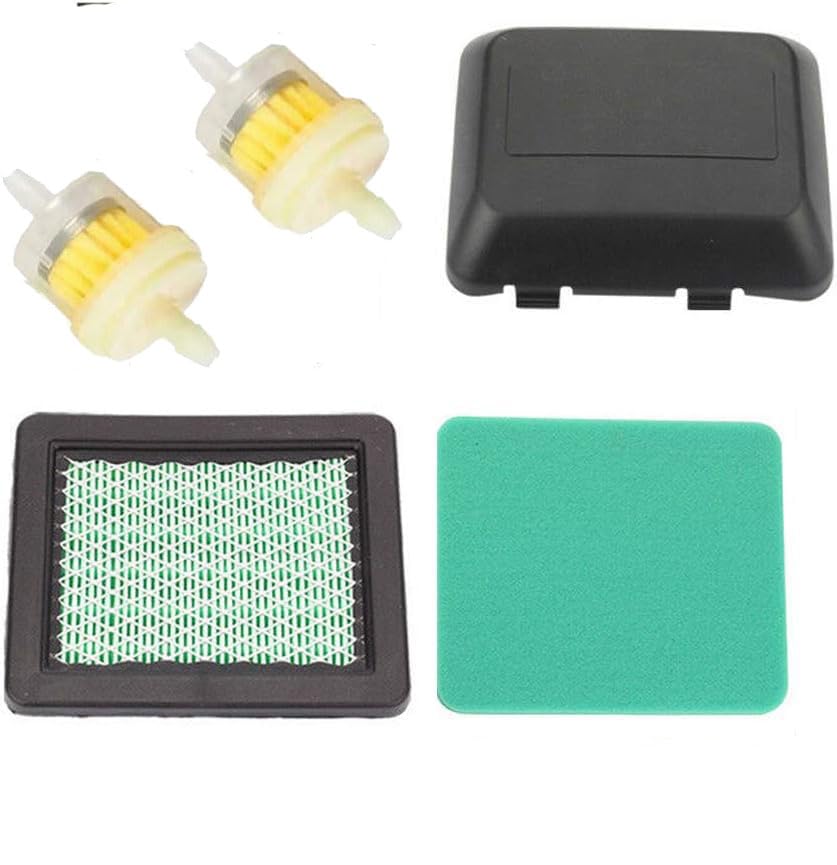 HQparts Air Filter Cleaner Cover Kit For 160cc Husqvarna Lawn Mower 7021R Air Filter Cover Fuel Filter