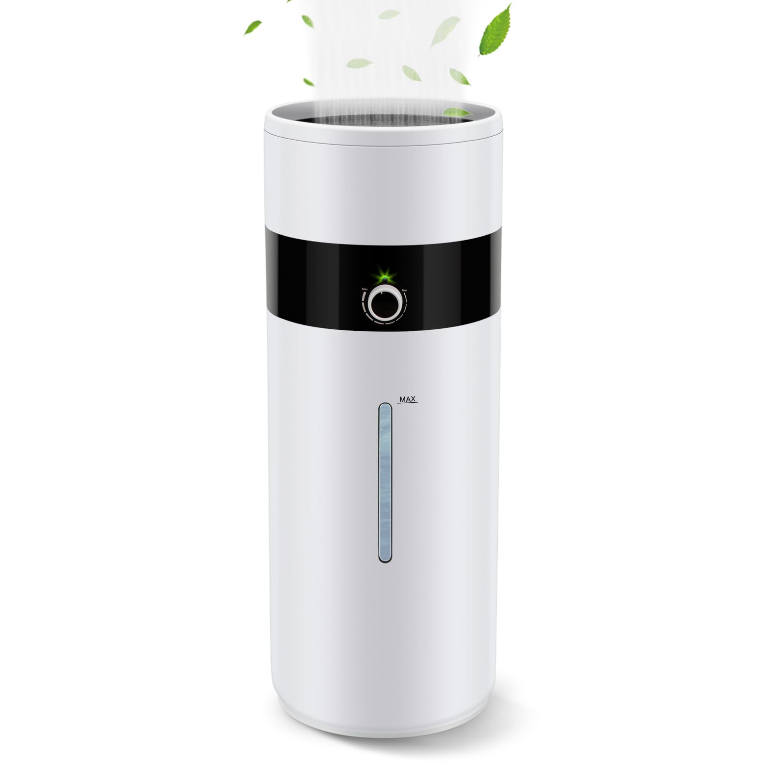 Tower Humidifiers for Large Room 1000 sq ft,Hioo 18L 4.76Gal Ultrasonic Topfill Cool Mist Air Humidifier with 360° Nozzle for Baby Plant Yoga Home Office Bedroom Greenhouse Warehouse