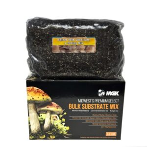 Myco Labs Premium Bulk Mushroom Substrate Mix | Fully Pastuerized | Maximum Yield | for Dung & Grain Loving Mushrooms (5 LBS)