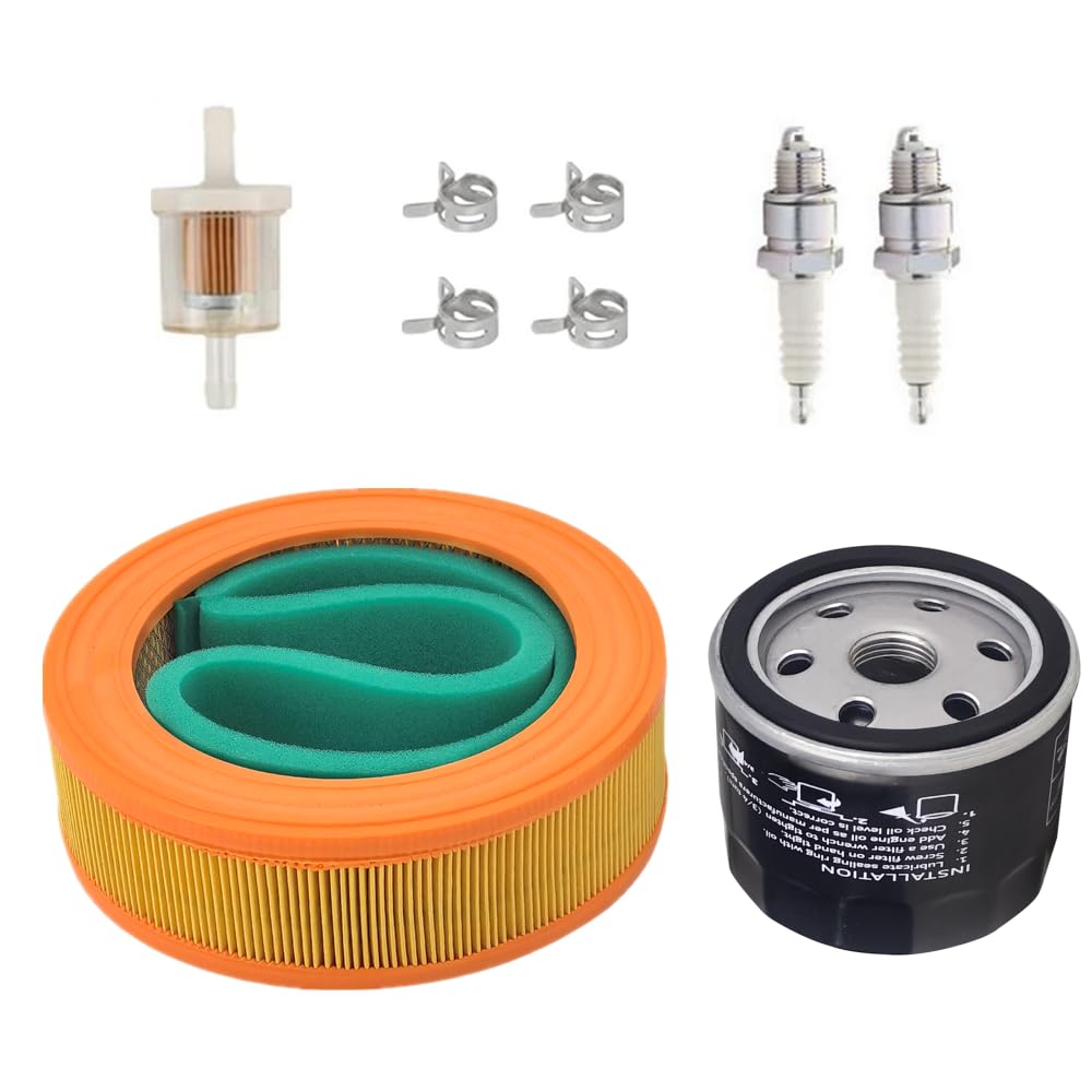 Gewxgzo 692519 692520 Air Filter Cartridge Tune Up Kit Fit for B&S 541477 543477 356447 358777 380447 380777 381447 V-twin Vanguard Engines