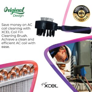 Next Generation Air Conditioner Evaporator Coil Fin Cleaning Brush V2 (Double-Sided) - By XCEL