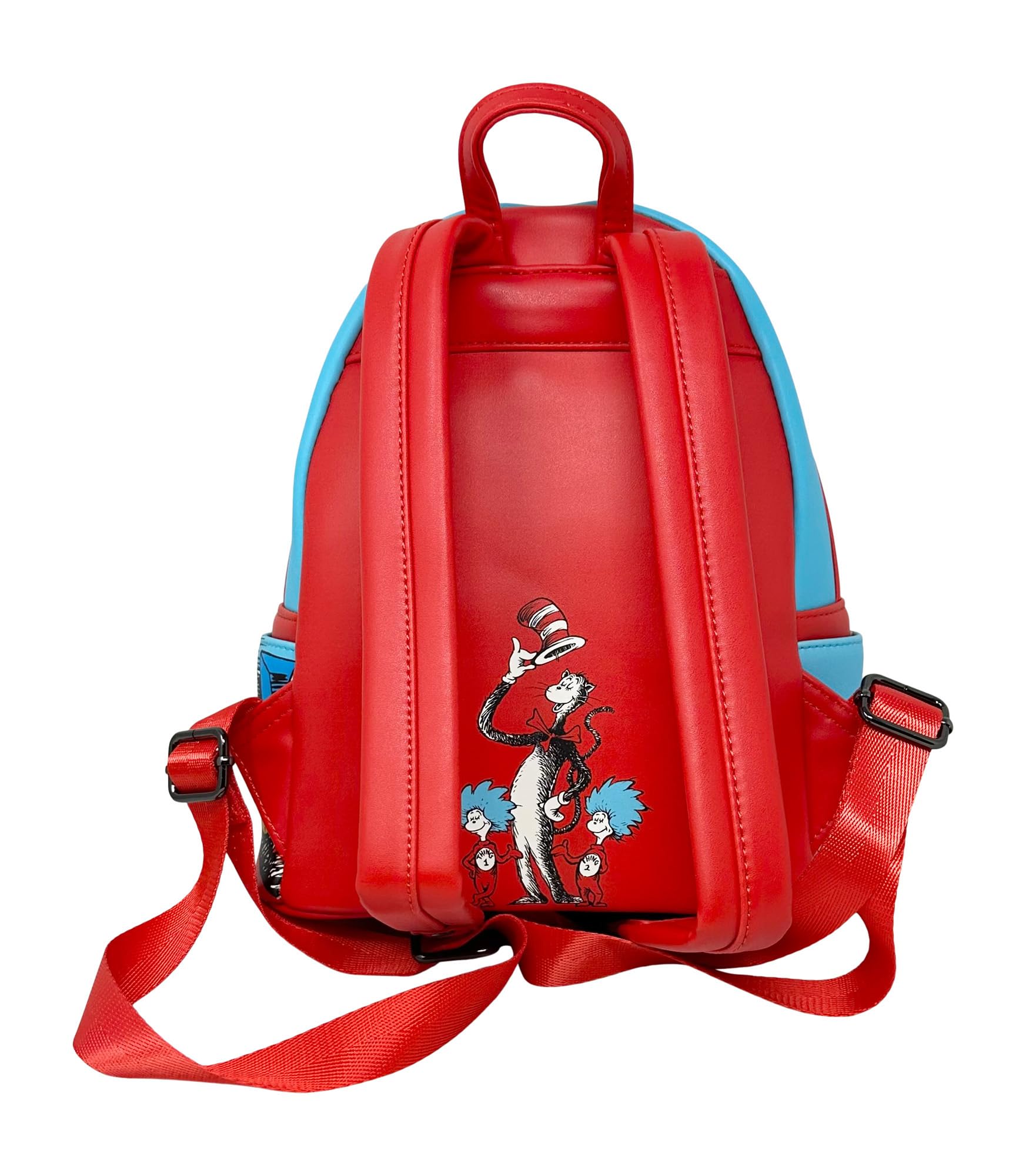 Loungefly Dr Seuss Thing 1 and 2 Interactive Cosplay Womens Double Strap Shoulder Bag Purse