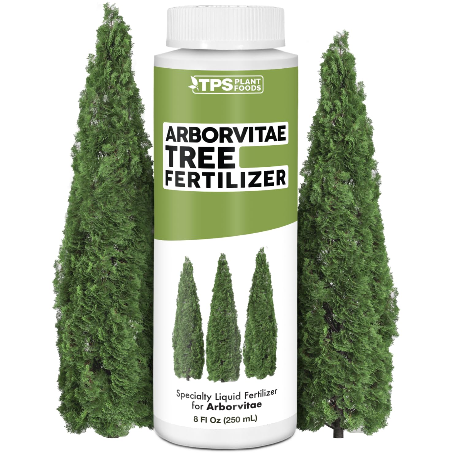 Arborvitae Tree Fertilizer for All Arborvitaes, Evergreen Shrubs and Thuja Trees, Liquid Plant Food 8 oz (250mL)