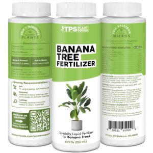 Banana Tree Fertilizer for All Banana Tree Plants, Liquid Plant Food 8 oz (250mL)