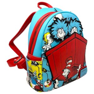 Loungefly Dr Seuss Thing 1 and 2 Interactive Cosplay Womens Double Strap Shoulder Bag Purse