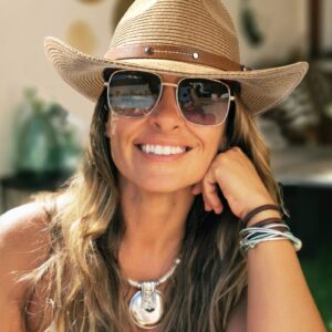 FURTALK Straw Cowboy Sun Hats for Women Men Western Cowgirl Hats with Wind Lanyard UPF 50+ Beach Hat Khaki