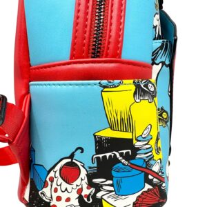 Loungefly Dr Seuss Thing 1 and 2 Interactive Cosplay Womens Double Strap Shoulder Bag Purse