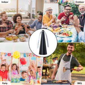 Glovv Fly Fans for Tables Outdoor, 4 Pack Indoor Keep Flies Away, Fly Repellent Table Top Food Fan Fly Spinner, Fly Deterrent Fans for Picnic, BBQ, Restaurant, Party, Patio (Black)