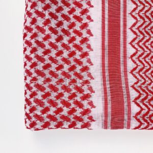 Craoopii Palestine Scarf, Keffiyeh, High Headscarf, Keffiyeh Neck Head Scarf Wrap for Men Women(Type2)