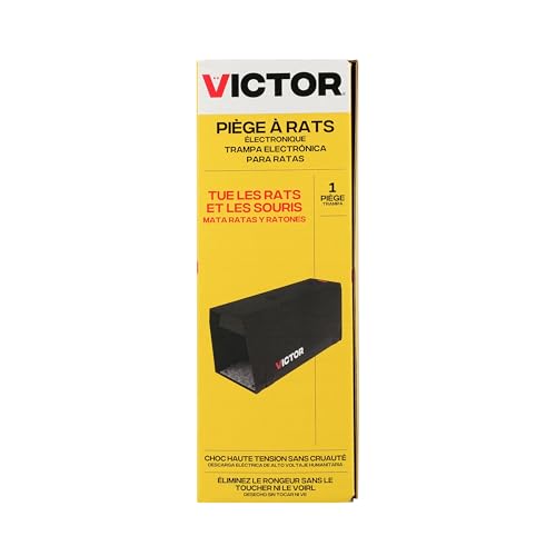 Victor M241B Indoor Electronic Humane Rat and Mouse Trap - No Touch, No See Electric Rat and Mouse Trap