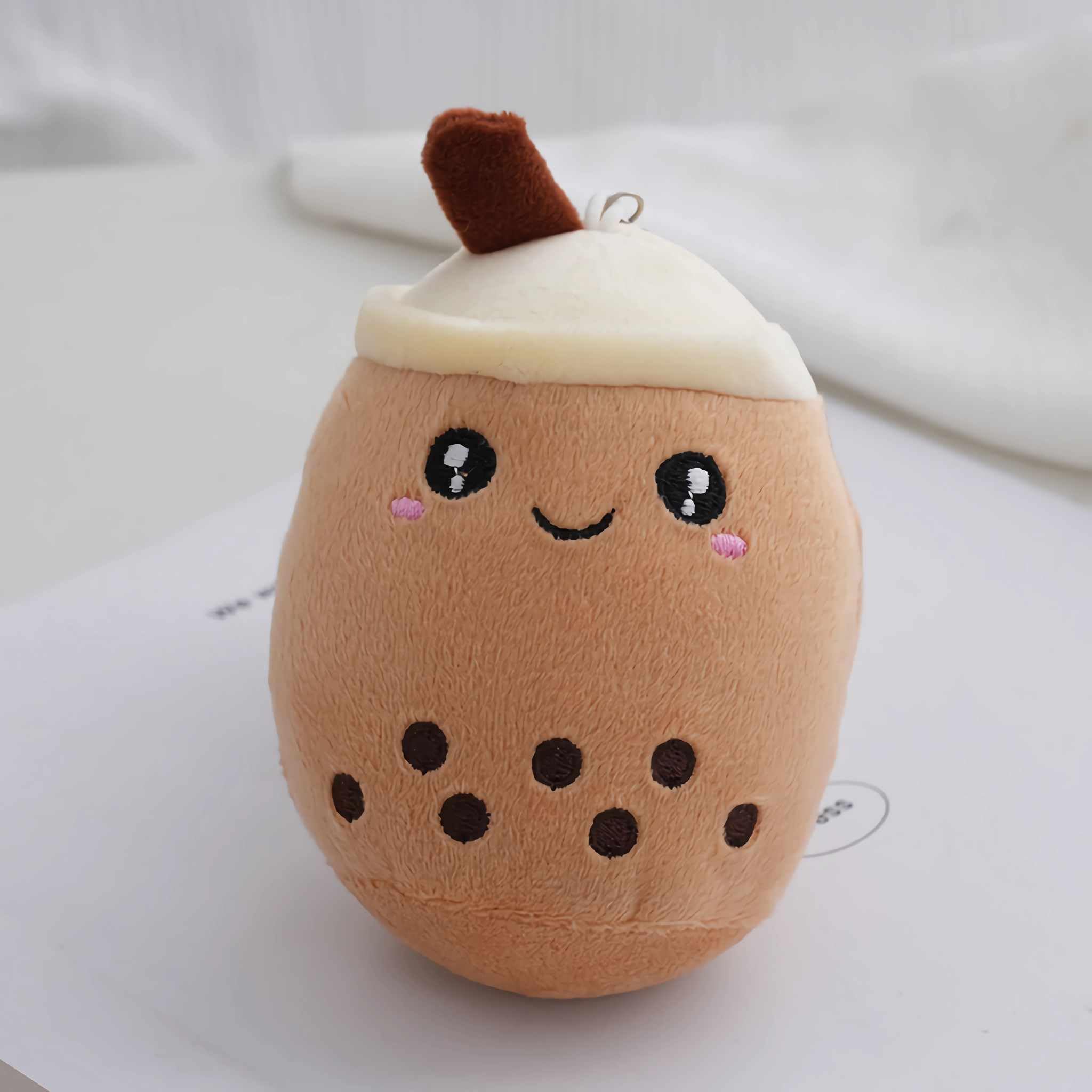 Lefe Liee cute boba plush keychain for girls, kawaii bubble tea key chains for backpacks, boba tea squishmallow plushies accessories stuff, boba themed gifts