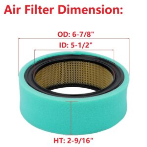 Annolai 47 083 03 Command 25 Air Filter for Kohler 47 083 03-S 47 883 03-S1 Command K301 K321 K361 K241 CH20 CV20S CH23 CH18 CV17-CV23 CV724-CV740 CH18-25 John Deere M47494 w 52-050-02-S Oil Filter