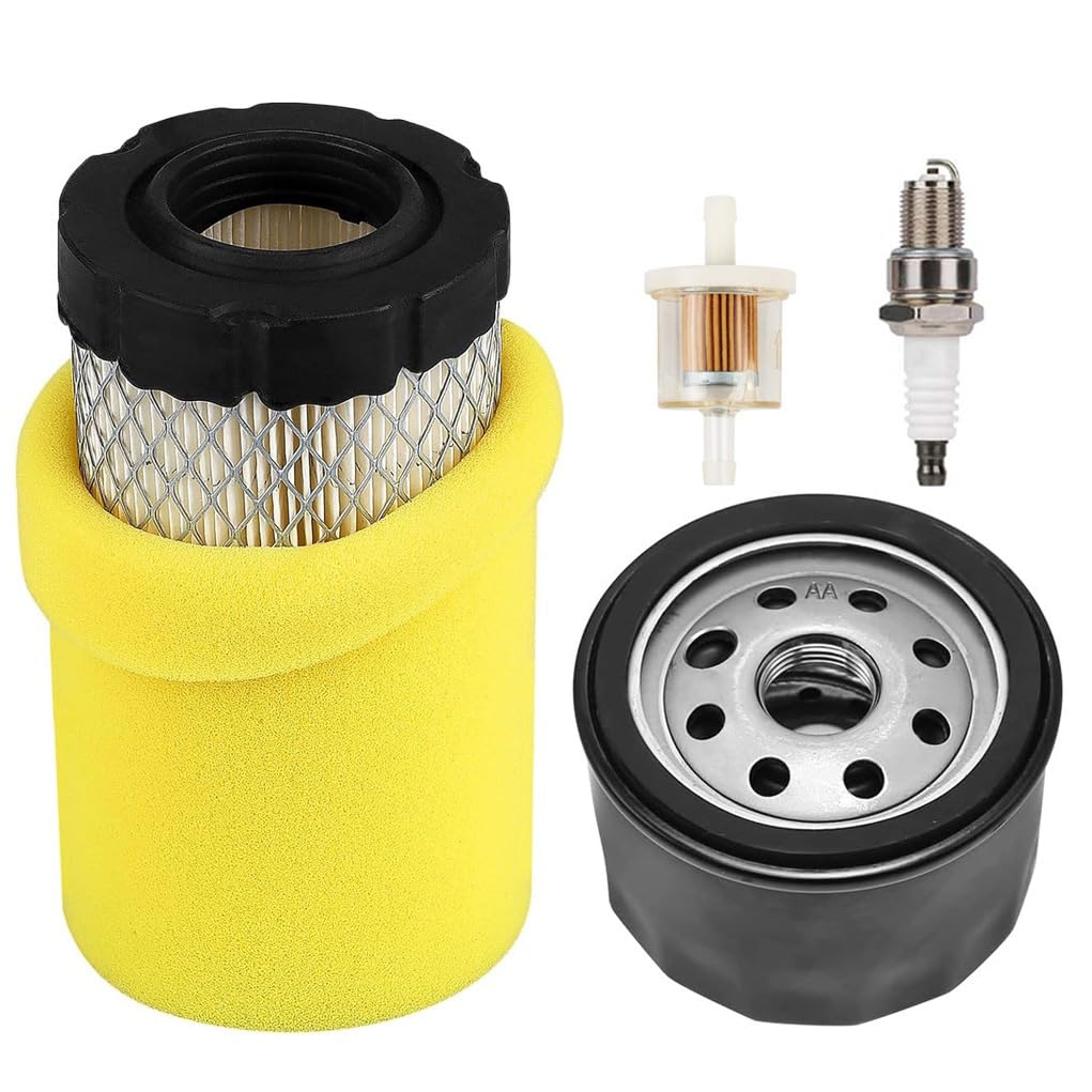 Annolai 793569 793685 Air Filter for BS Craftsman 793569 4241 5415 John Deer-e GY21055 MIU11511 LA125 LA115 D100 D110 D120 Parts Craftsman YT3000 LT2000 T110 Mower 696854 Oil Filter