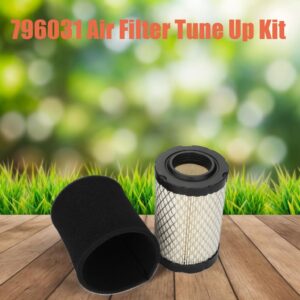 Annolai 796031 594201 Air Filter for BS 590825 591334 John Deer-e D100 D110 D105 D125 D130 D140 MIU14395 Husquvarn-a YTH22V46 YTH24V48 YTA22V46 Lawn Mower with 492932S 492932 Oil Filter