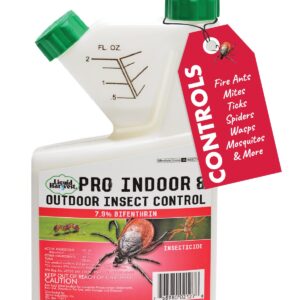 7.9% Bifenthrin Insecticide - 16 Ounces - (Compare to Leading Brands) – Professional Insect Control - Kills on Contact - Fire Ants, Ticks & More