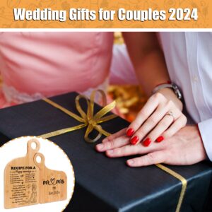 Wedding Gifts for Couples 2024, Mr. and Mrs. Gifts, Bridal Shower Gifts for Bride Groom Engagement, Marriage Gift, Bride to Be Gifts, Marriage Anniversary Wedding Gift Cheese Boards & Cutting Boards