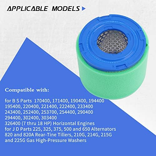 KLWZH 393957 Air Filter with 271794 270782 Pre Filter for 390930 393957 393957S 4106 24519 02451900 LG393957 LG393957S PT4301 PT9334 Lesco 006538