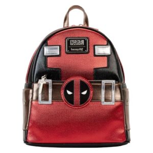 loungefly marvel deadpool metallic collection cosplay mini backpack