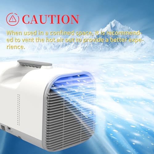 Coplax Portable Air Conditioner,Fast Cooling Air Conditioners Dehumidifier, 5100BTU AC 600W Power Consumption Portable Mini Air Conditioner for Camping Tent, RV, Car, Truck, Van and Fishing(AC ONLY)