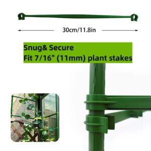 36PCS Plant Stake Arms for Tomato Cage，Expandable 11.8" Plant Supports Trellis Connector Clips for 11mm Garden Plants Stakes Stand Outdoor/Indoor