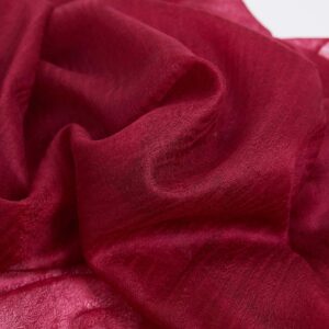 Ovcio Featherlight Wine Red Cashmere Scarf - 100% Pure Cashmere Wrap Scarf for Women (87x39) with Gift Box