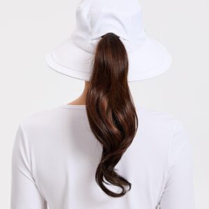 Solbari Wide Brim Swim Sun Hat UPF50+ White