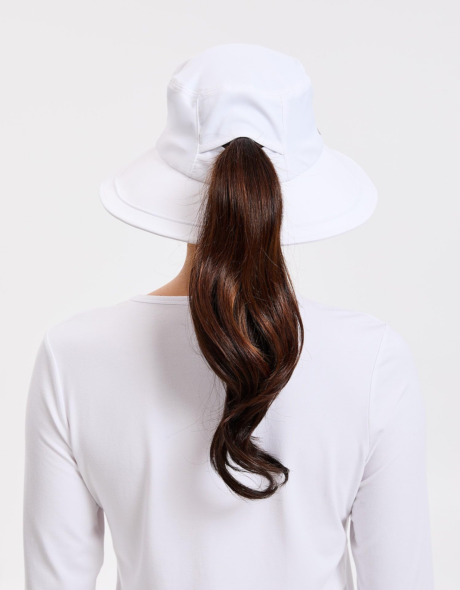 Solbari Wide Brim Swim Sun Hat UPF50+ White