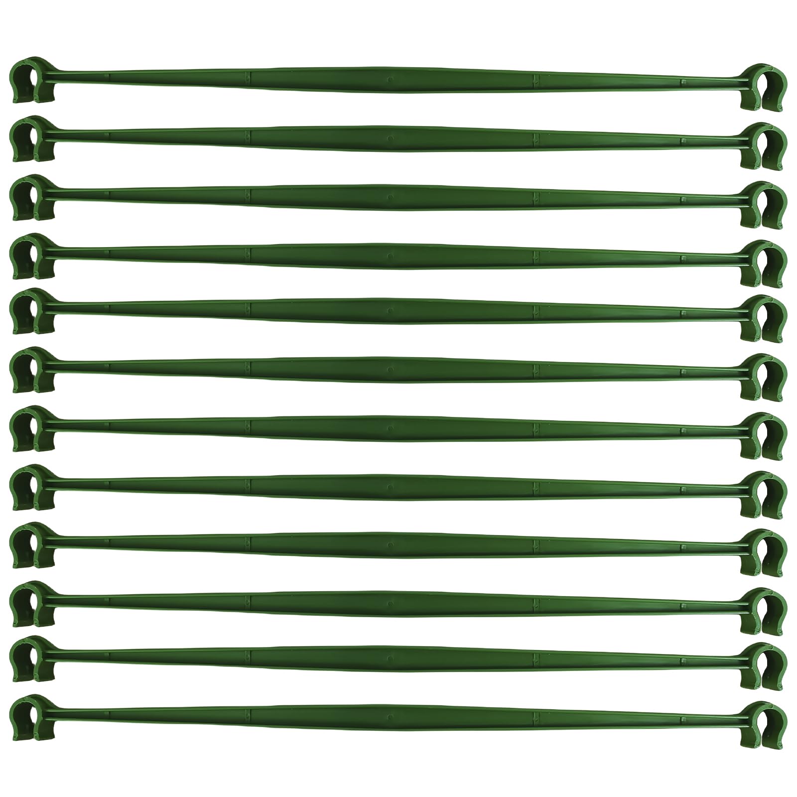 36PCS Plant Stake Arms for Tomato Cage，Expandable 11.8" Plant Supports Trellis Connector Clips for 11mm Garden Plants Stakes Stand Outdoor/Indoor