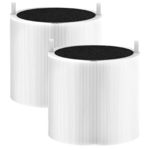 2 pack 411i max and 411a max replacement filter,true hepa h13 filter, compatible with blue pure 411i max and 411a max air purifier, blueair blue pure f4max