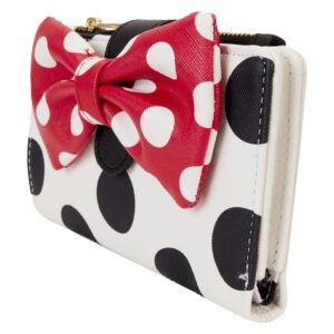 Loungefly Minnie Rocks the Dots Classic Flap Wallet | Minnie Mouse Wallets Standard