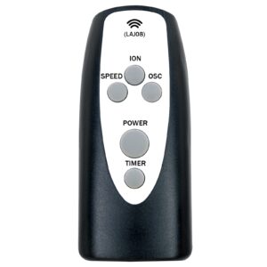 Replacement Remote Control for Lasko 4824 T32202 T36212 2551 2554 2559 Wind Curve Tower,T48331 Xtraair Tower,T42905 Oscillating Tower